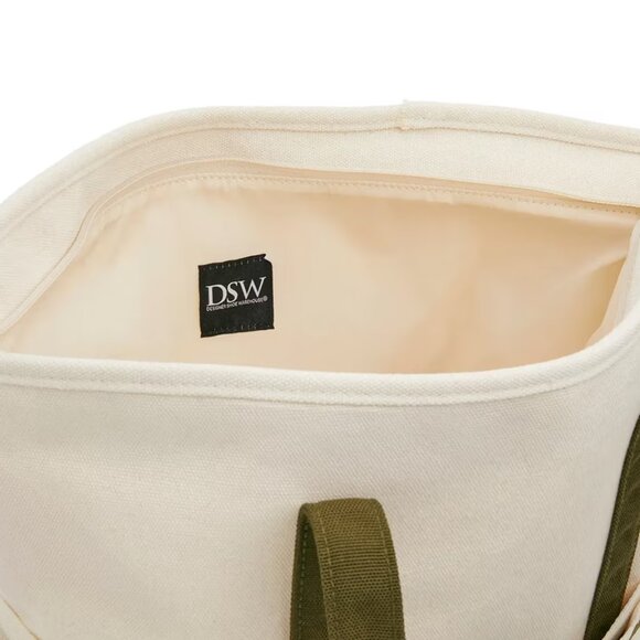 Canvas Tote with Buckle NWT - Picture 4 of 5